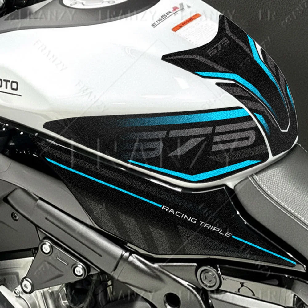3M Motorcycle Fuel Tank Pad Stickers Protector Anti Slip Decals Accessories For 675SR 675SS 675SR-R 2025 2026