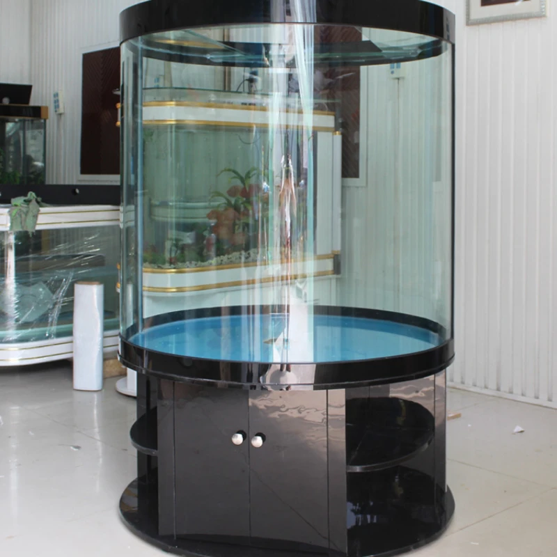 Fish Tank Living Room Home Aquarium Glass Ecological Large Bottom Filter Customized Lower Filter Change Water Customized