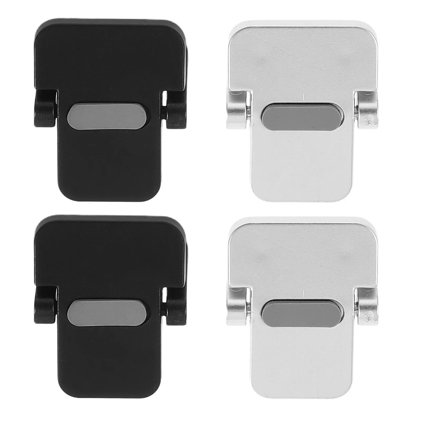 

2 Pairs Invisible Laptop Stand Mini Compact Riser Portable Desk Holder Stable Support for Notebook Ergonomic Laptop Feet