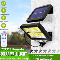 LED Solar Split Wall Lamp 3 Mode Waterproof Motion Sensor Lamps Garden Street Lighting Solar Lamp For Garage Security Wall Light