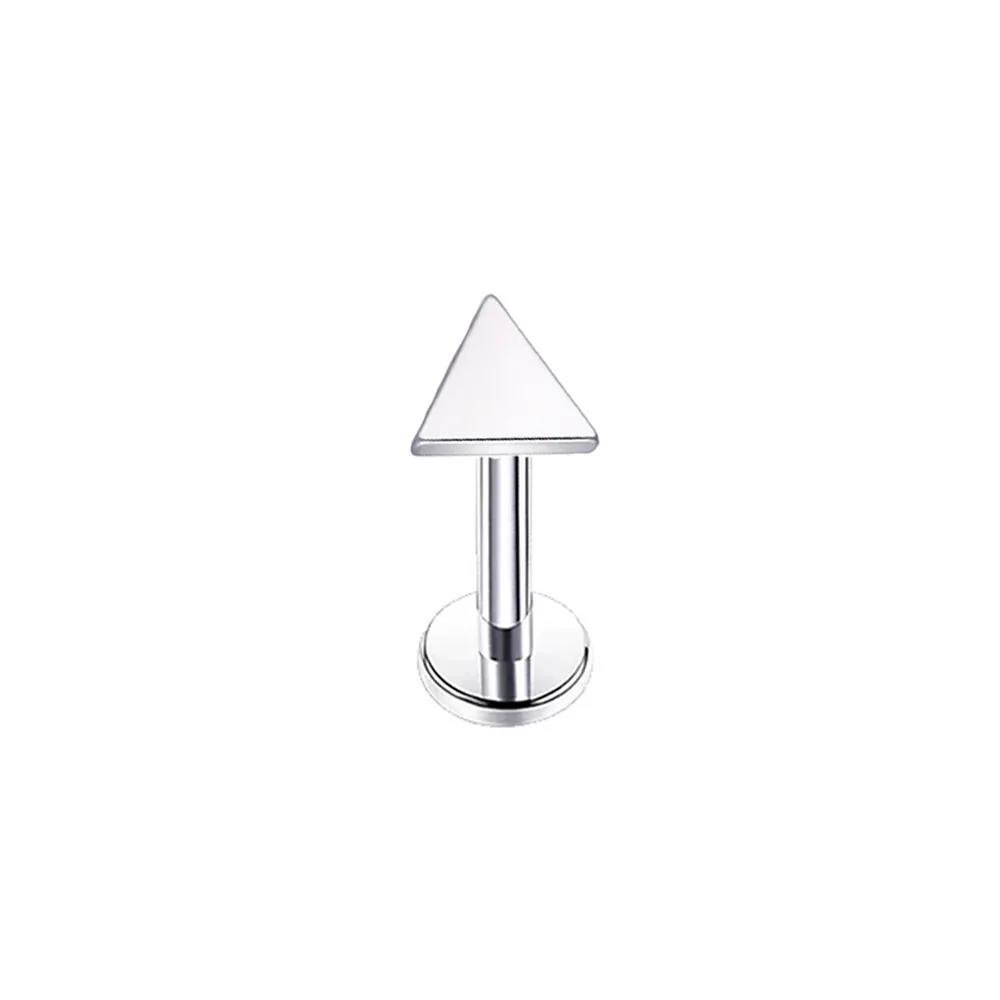 Titanium Heart Moon Star Drop Threadless Piercing Earring