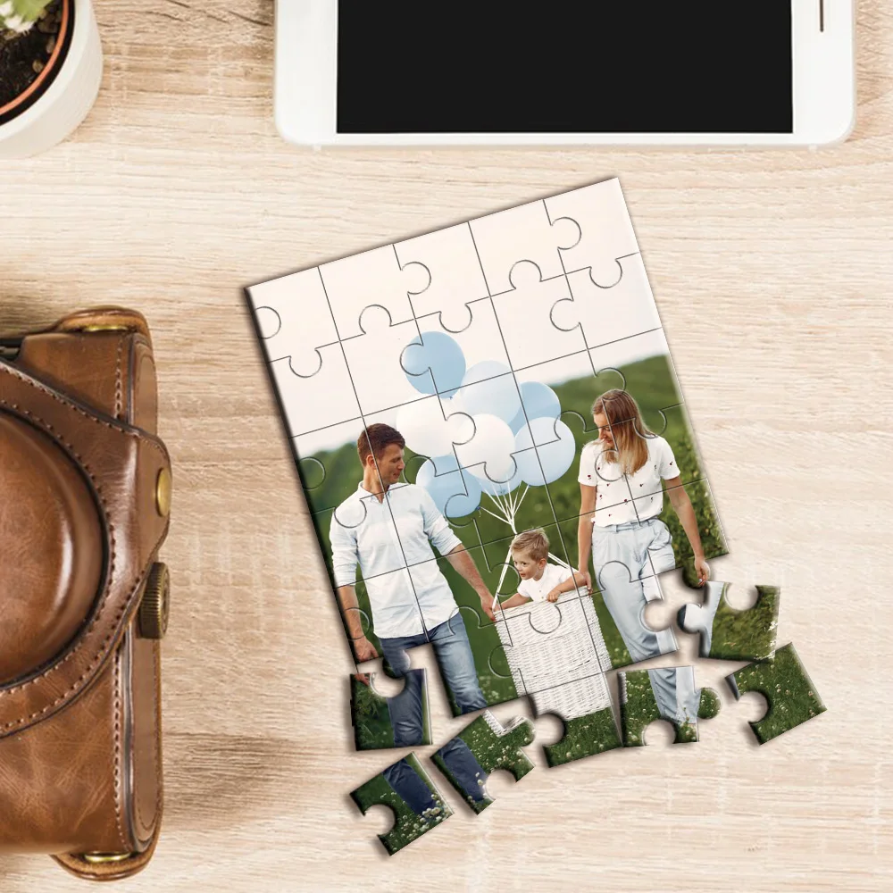 35/150/300/500/1000pcs nice family Custom Photo Personalised Decompression Puzzles Jigsaw puzzle Mosaic Birthday Gift