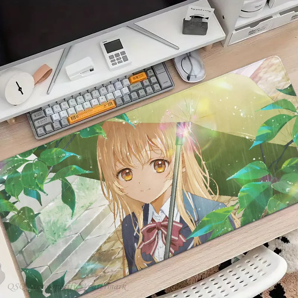 1PC Shiina Mahiru Boden Matte Maus Matte Schreibtisch Matte Mit Pad Gaming Zubehör Prime Gaming XXL Tastatur Pad Polsterung matte