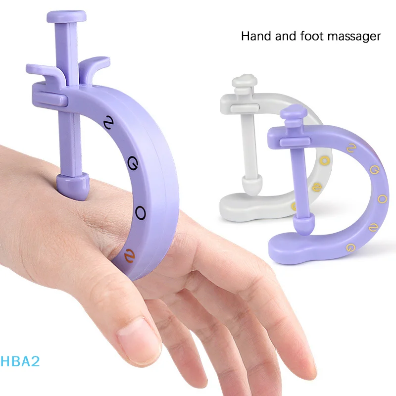 【H】Finger Joint Hand Feet Massager Wearable Acupressure Massager Headache Relief Tension Relief Relieving Head Pain