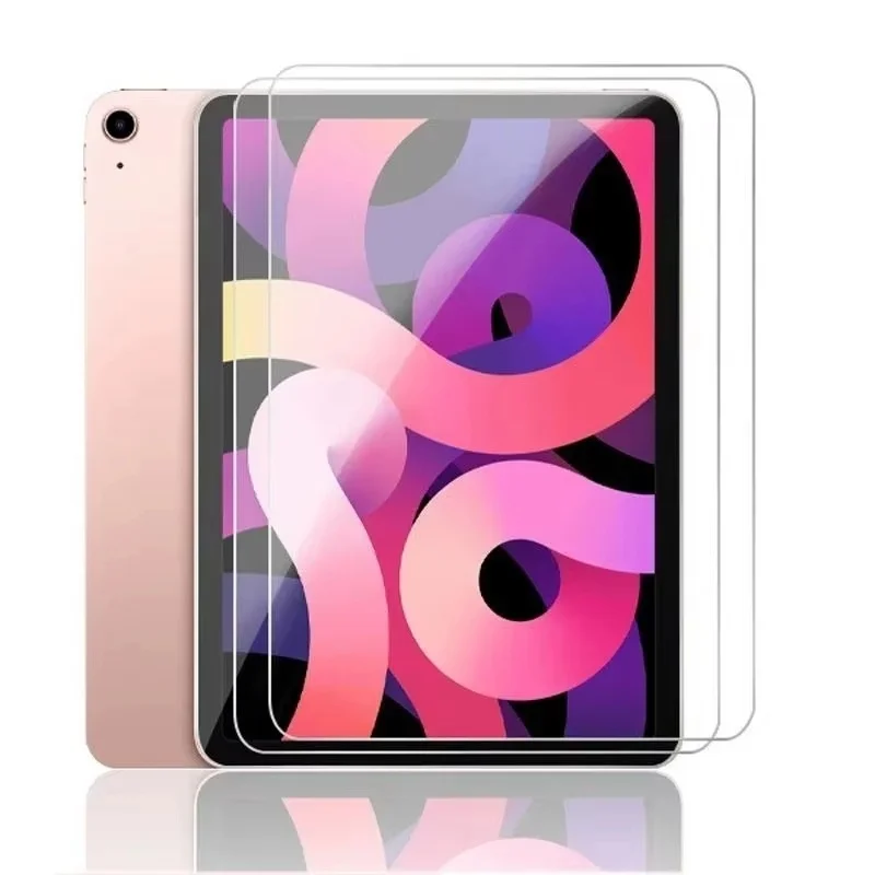 Screen Protector For iPad 9th 8th 7th 6th 5th gen HD Tempered Glass For iPad Air 5 11 Pro Protective Film 11 10.9 10.2 9.7 inch
