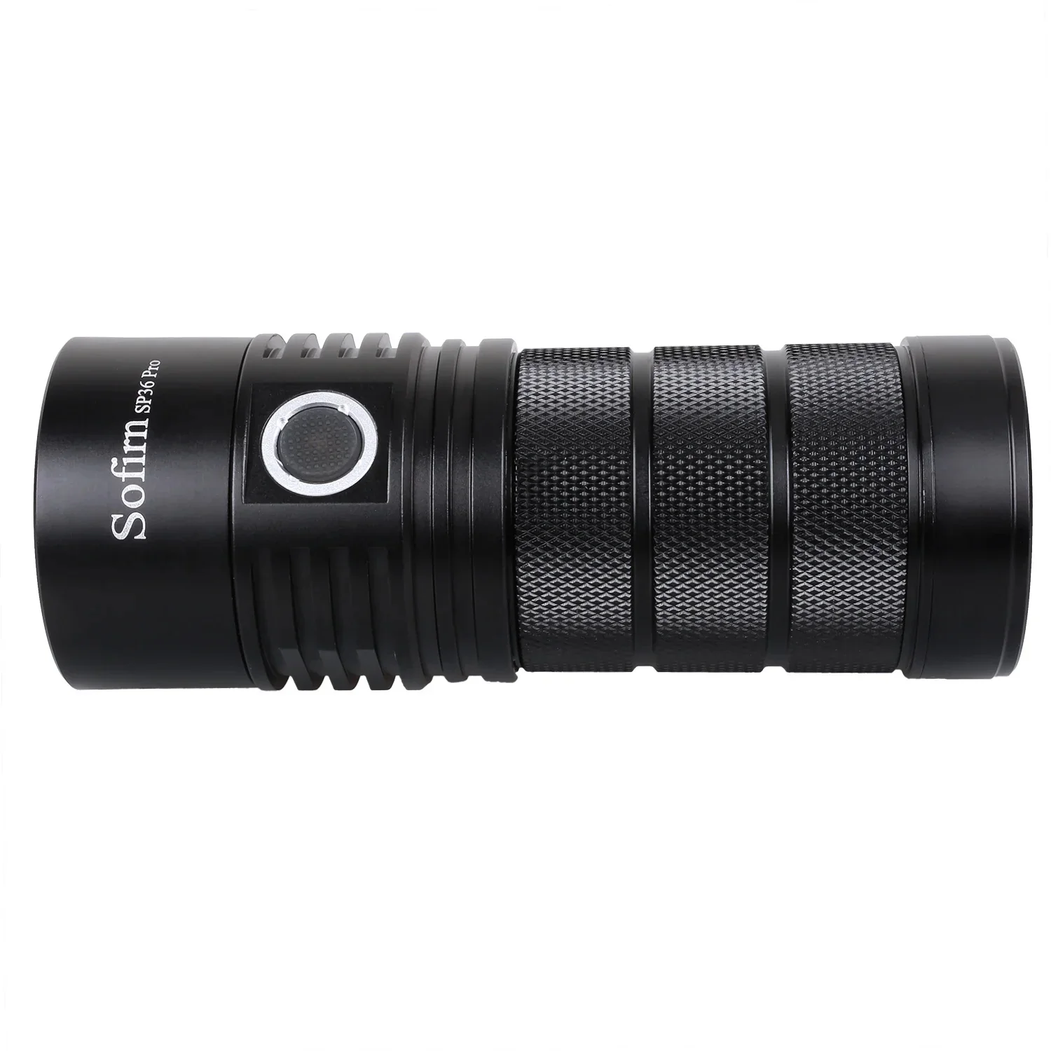 Sofirn SP36 Pro 8000lm Powerful LED Flashlight 4*SST40 USB-C Rechargeable 18650 Torch Super Bright Lantern