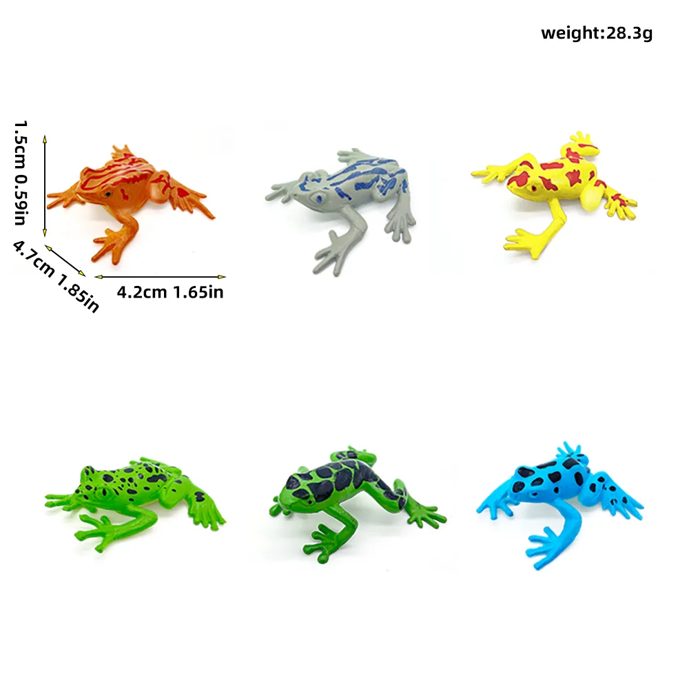 Larcele 12 Clases Simulado Mini Animal Modelo de Plástico Mariposa Figuras de Juguete para Niños DWMX-02