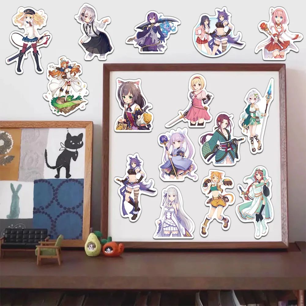 50PCS Creative Anime Cute Cartoon Decoration DIY Phone Case Water Cup Notebook Personalized Waterproof Stickers