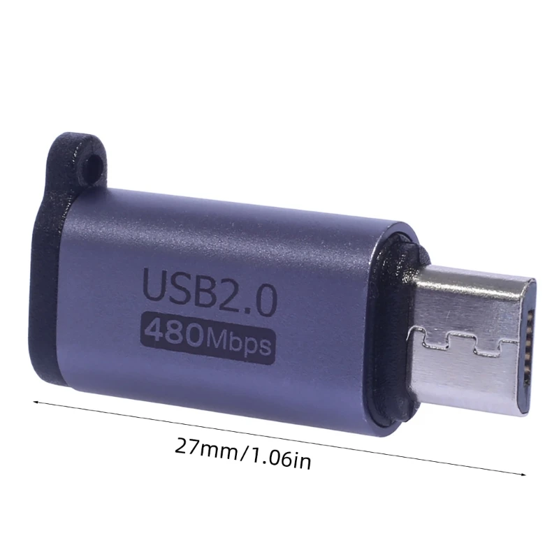 Prácticos adaptadores USB Micro USB macho, carga y transferencia datos, envío directo