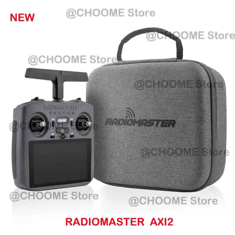 Radiomaster AX12 ELRS 2.4GHz 5,5" HD-Touchscreen 64-Bit Android-Funkfernsteuerung mit zwei 3,7V 21700 Batterien