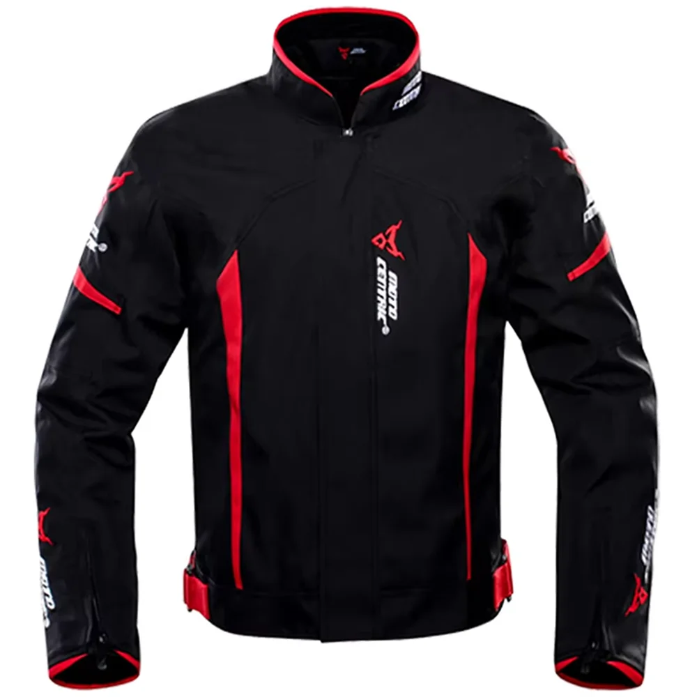Chaqueta de motociclista para hombre, chaqueta de motocicleta resistente al desgaste, impermeable, accesorios de motocicleta, chaqueta de carreras anticaída