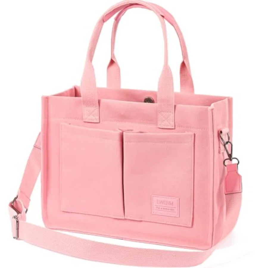 

Холщовая сумка-тоут для женщин, большая сумка для ноутбука, дорожная сумка, сумка-тоут с наплечным ремнем, многоразовая сумка для покупок для учителей