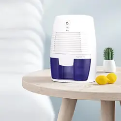 Electric Dehumidifier Auto Shut Off Moisture Absorber 500ml USB Air Dryer for Bathroom RV Closet Kitchen Bedroom