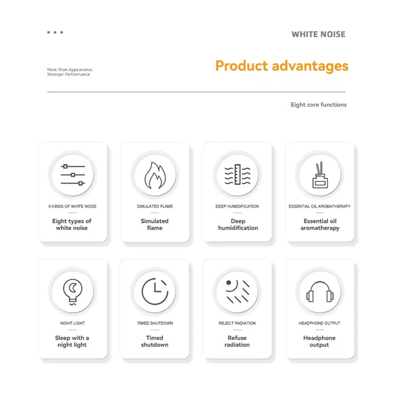 M14K-Bluetooth Wireless Speaker White Noise Essential Oil Diffuser Night Light For Travel For Sleeping