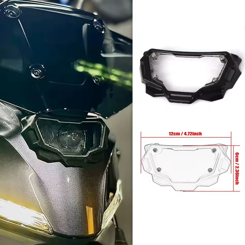 دراجة نارية العلوي حامي غطاء حماية الحرس غطاء المصباح الأمامي يناسب لياماها MT-09 MT09 2024 2025-A33K