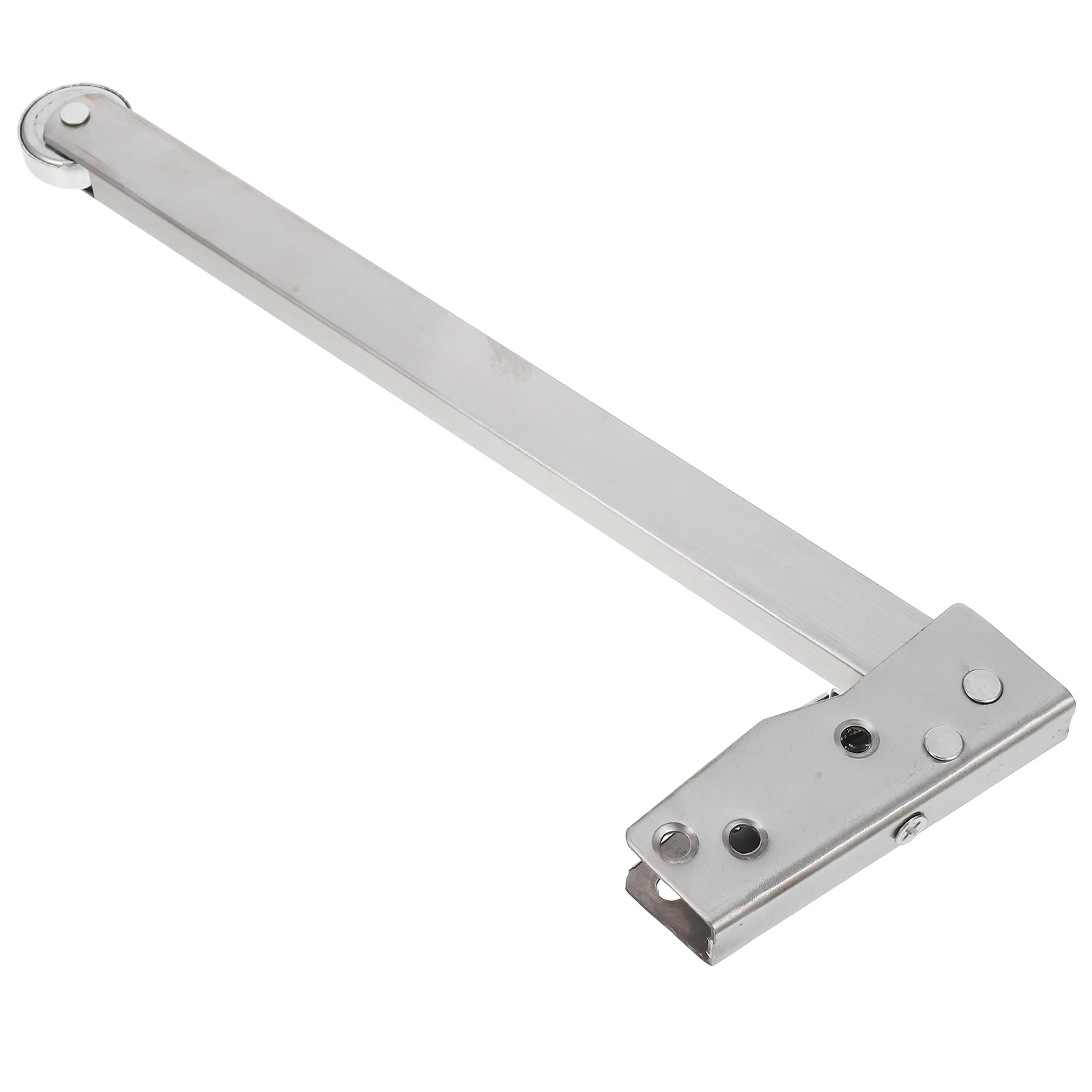 

Stainless Steel Automatic Door Closer Spring Holder Silver Commercial Closers Behind Doors Easy Install Smooth Quiet