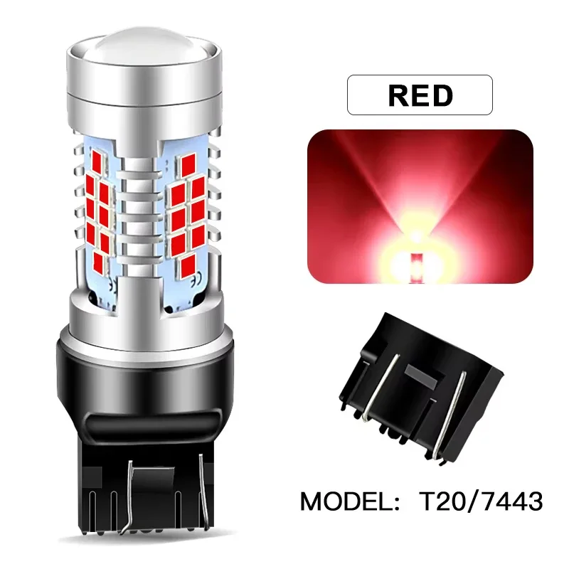 2 Stück Fehlerfreie Canbus 30SMD 1156 P21W PY21W BA15S BAU15S LED-Birnen Blinker 1157 P21/5W BAY15D T20 7443 Bremslicht