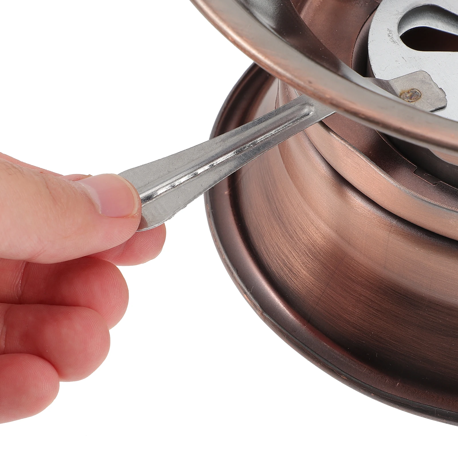 

Retro Alcohol Stove Small Compact Outdoor Burner Stainless Steel Camping Solid Stoves Lightweight Portable Pocket Cooking Gear