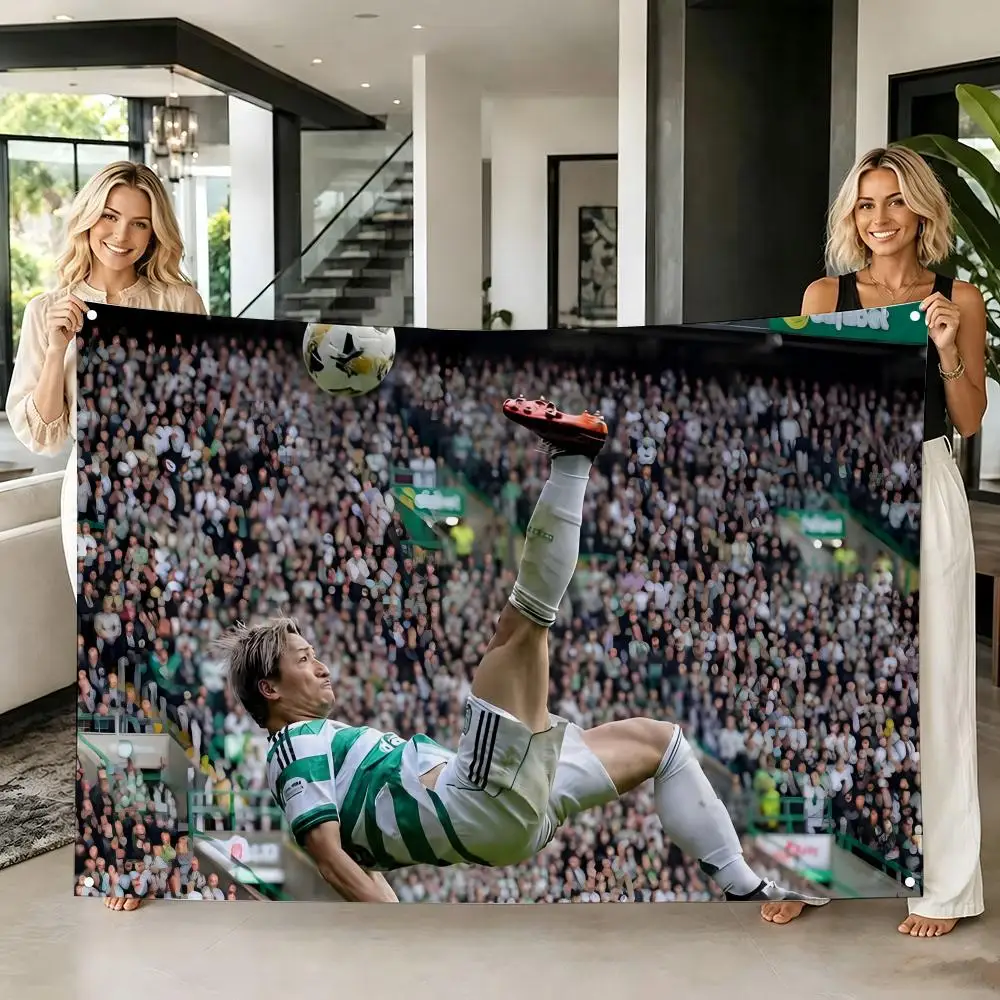 Football Star D-Daizen Maeda Flags Tapestry Creative Pattern Photo Living Room Wall Art Party Outdoor Decor