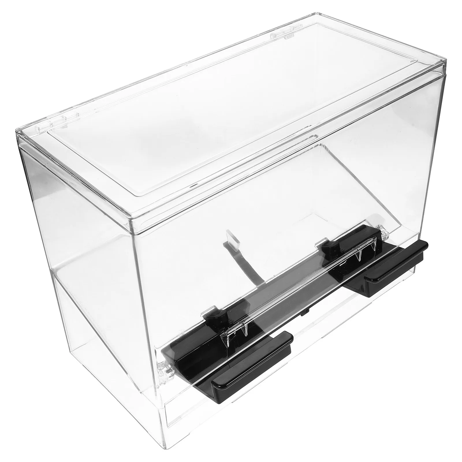 Transparent Acrylic Straw Holder Large Capacity Straw Dispenser Countertop Kitchen Milk Tea Shop Restaurant Straws Dispensers