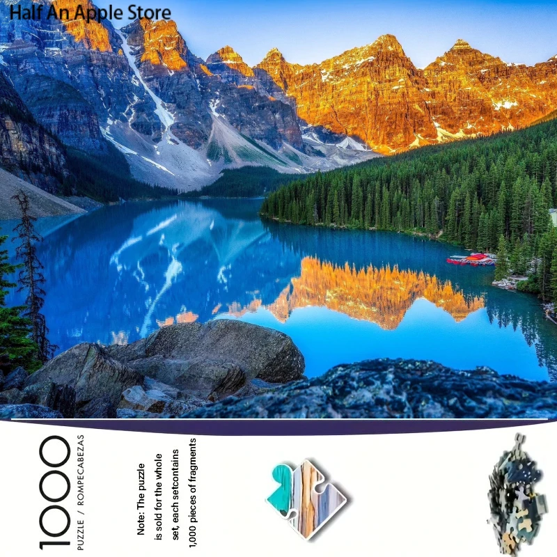 

1000 PCS Jigsaw Puzzles for Adults Natural scenery Puzzles Educational Games Colorful Puzzles Gifts Home Decor