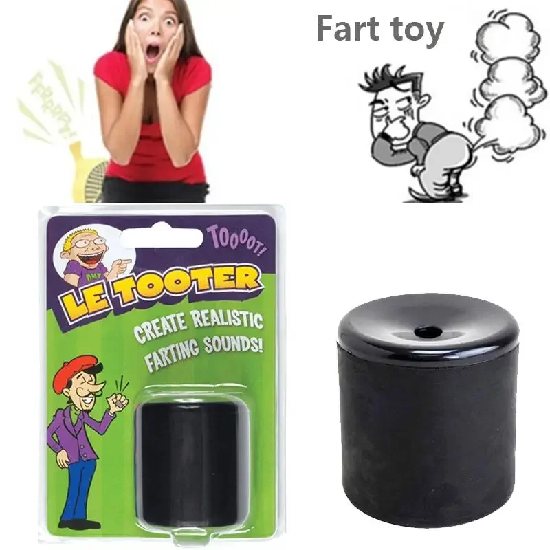 Farting Sounds Fart Pooter Gag Joke Machine Party Squeeze The Fart Tube Funny Spoof Plastic Toys for Children\'s Gift Prank Toys