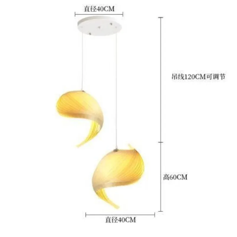 Chandelier Geometric Modern Study Fan Irregular Homestay Bedroom Dining Lamp Luxury European Office Room