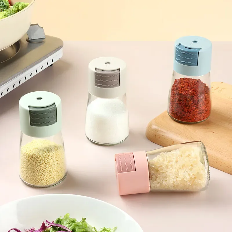 Spice & Pepper Shakers Measuring Seasoning Bottle Salt Shaker Kitchen Metering Spice Salt Paprika Pepper Cumin Sugar Dispenser