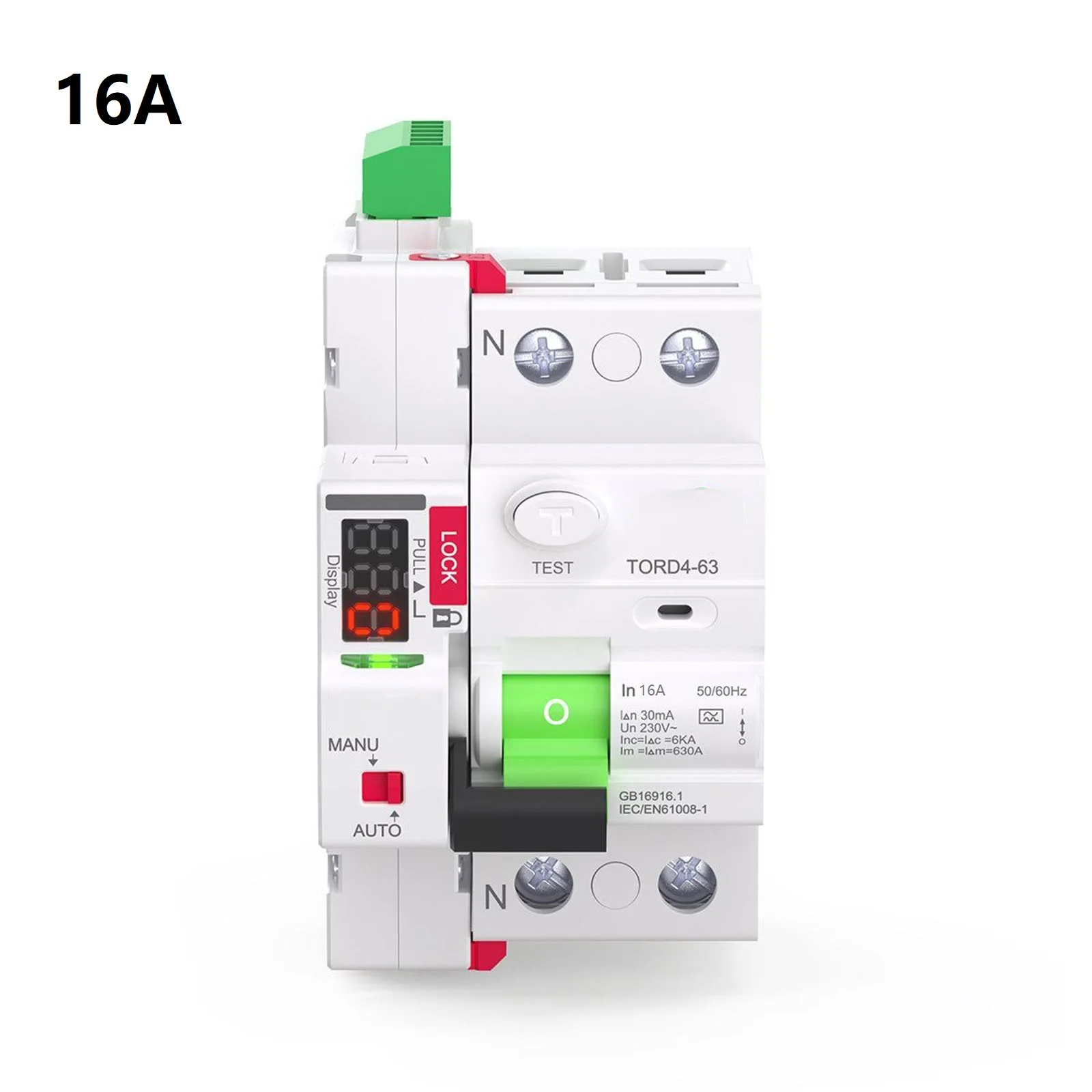 

RCCB 30mA AC230V Leakage Circuit Breaker with Auto Recloser Feature for EV Charging and Smart Home Applications