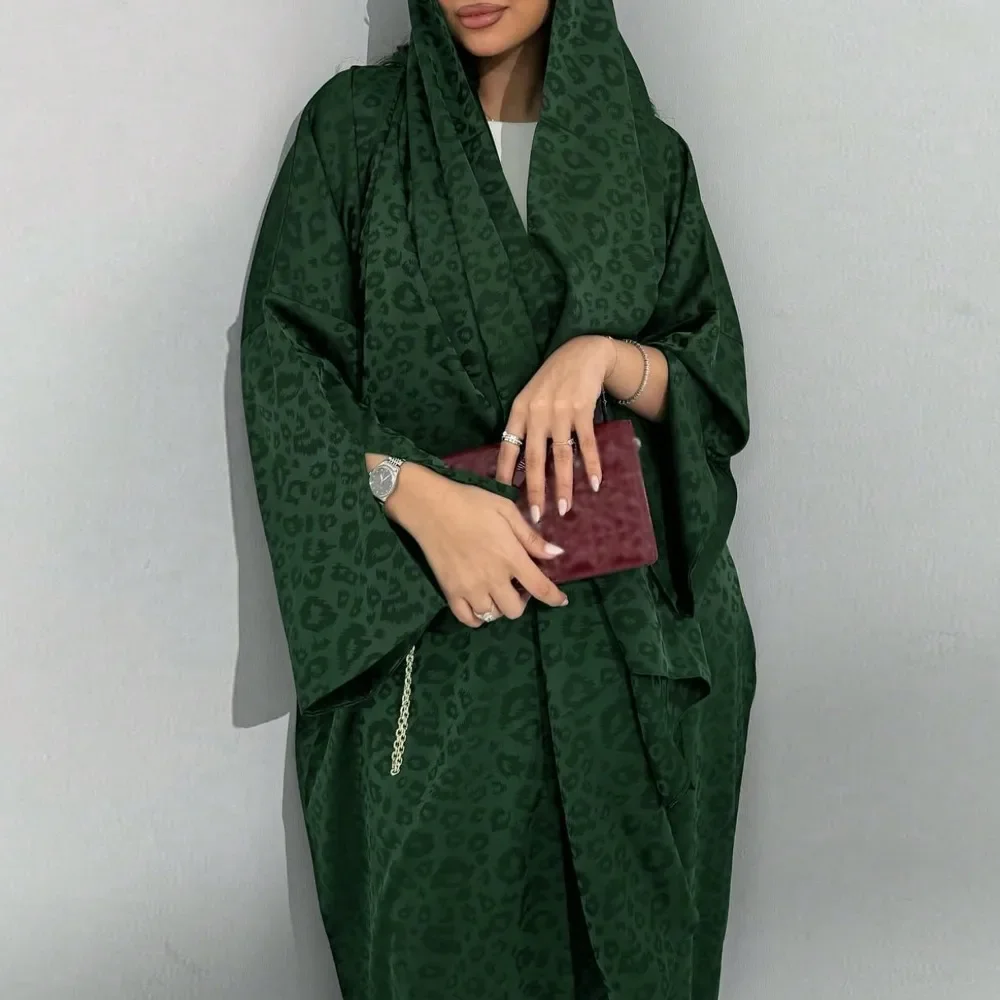 Oriente médio solto abaya muçulmano feminino manga cheia impresso abayas casual kaftans jilbabs étnico islâmico maxi vestidos com hajib
