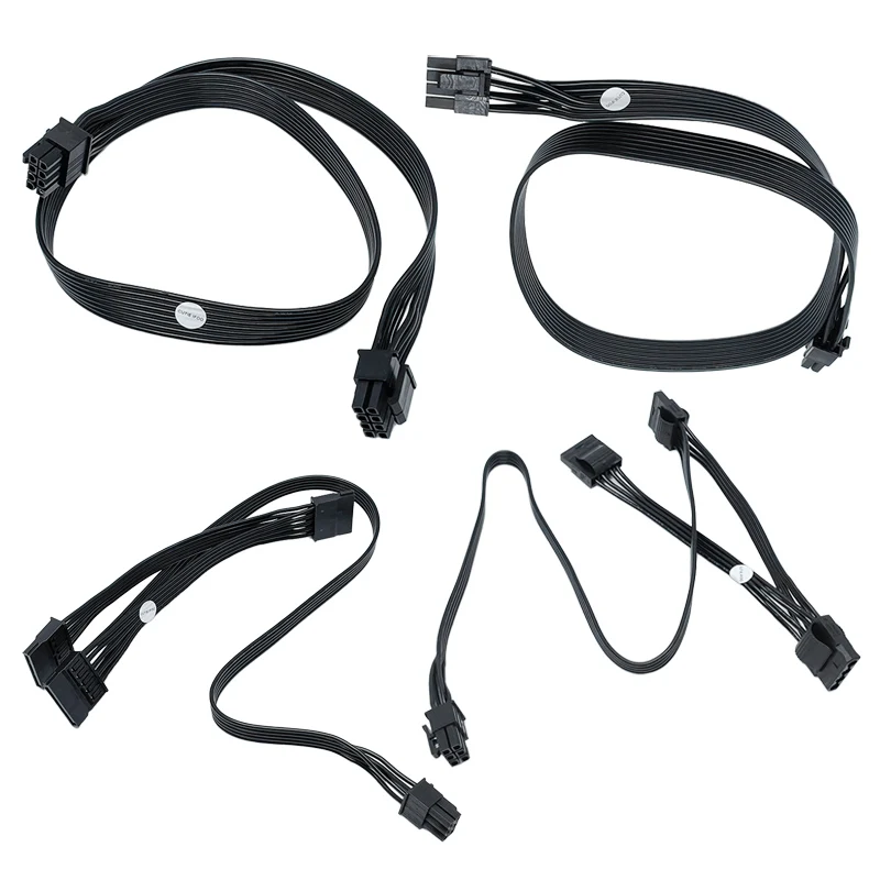 CPU GPU 8pin 6pin To 3port SATA IDE Molex PCI-E Power Supply Cable Replacement for EVGA 500BQ,600BQ,700BQ