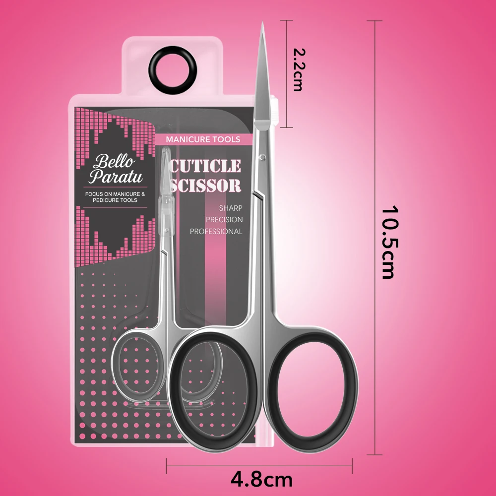 큐티클 가위 각질 제거 가위 네일 아트 클리퍼 러시안 네일 가위 매니큐어 도구 곡선형 큐티클 니퍼