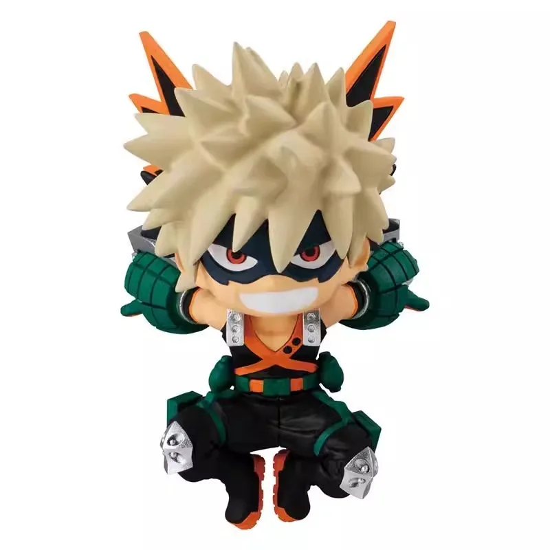 CANDY TOY Bandai Original My Hero Academia Anime Figure Midoriya Izuku Kids Toys Collectible Model Gift Home Interior Ornaments