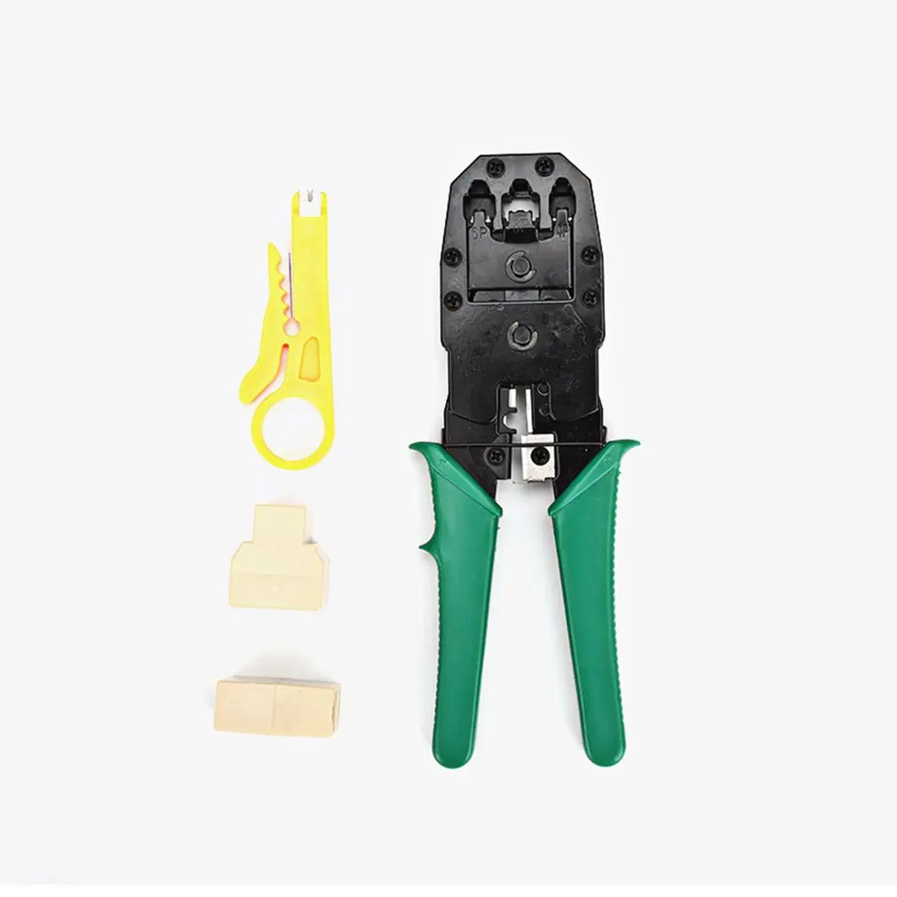 Multi-Function LAN Network Cable Tester Tool Screwdriver Wire Stripper RJ45 Connector Computer Crimping Pliers Tool Kit Set