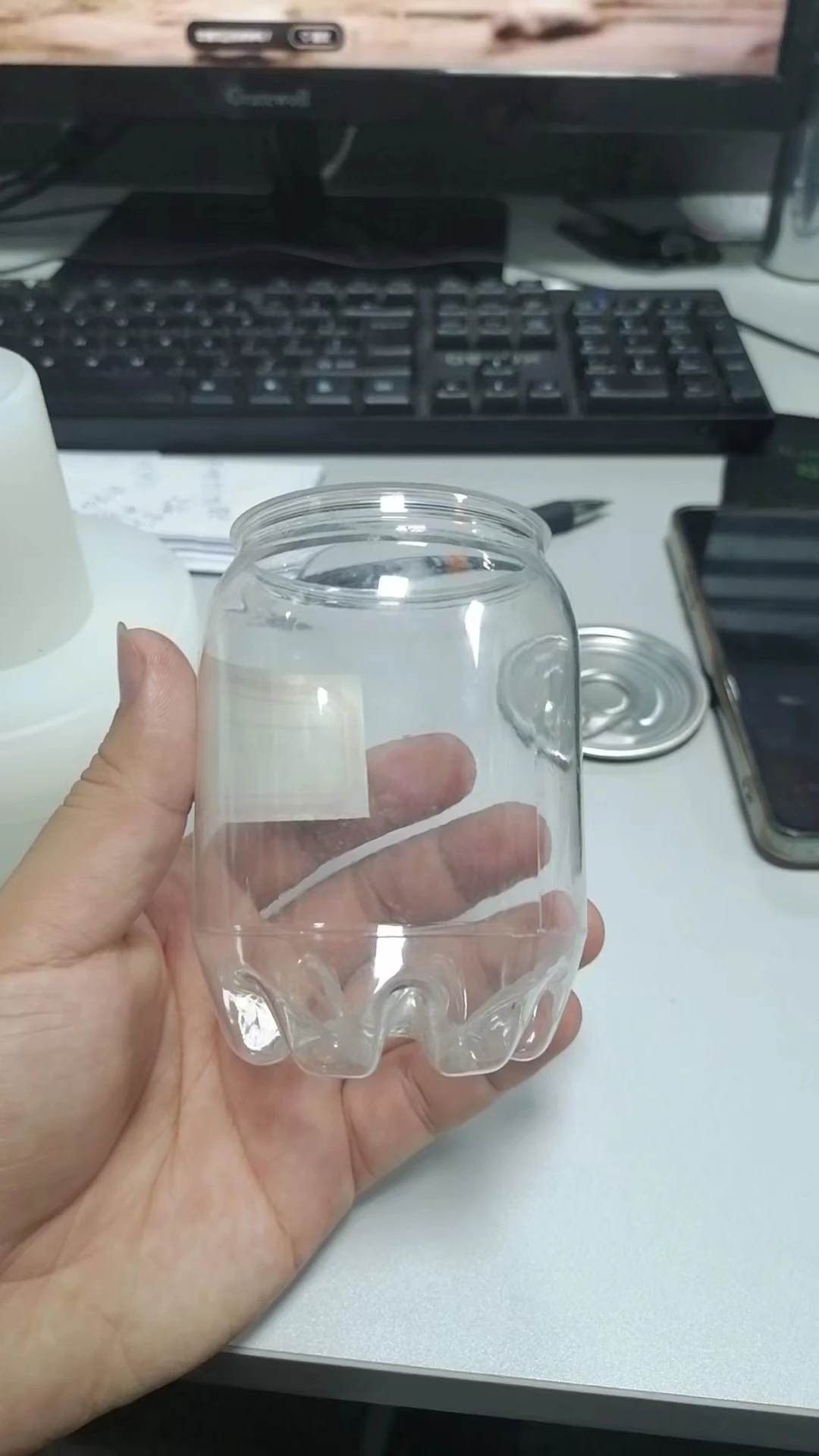 로터리 캔 씰링 기계용 베이스, 250ml