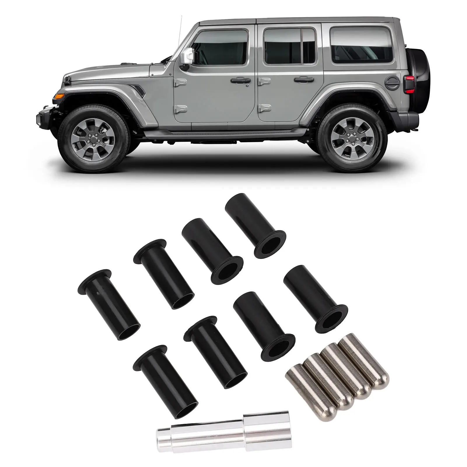 13pcs Door Bushing Tool OEM Rustproof Door Hinge Liners Set for Jeep Wrangler JK JKU JL JLU Repair Accessory view 5