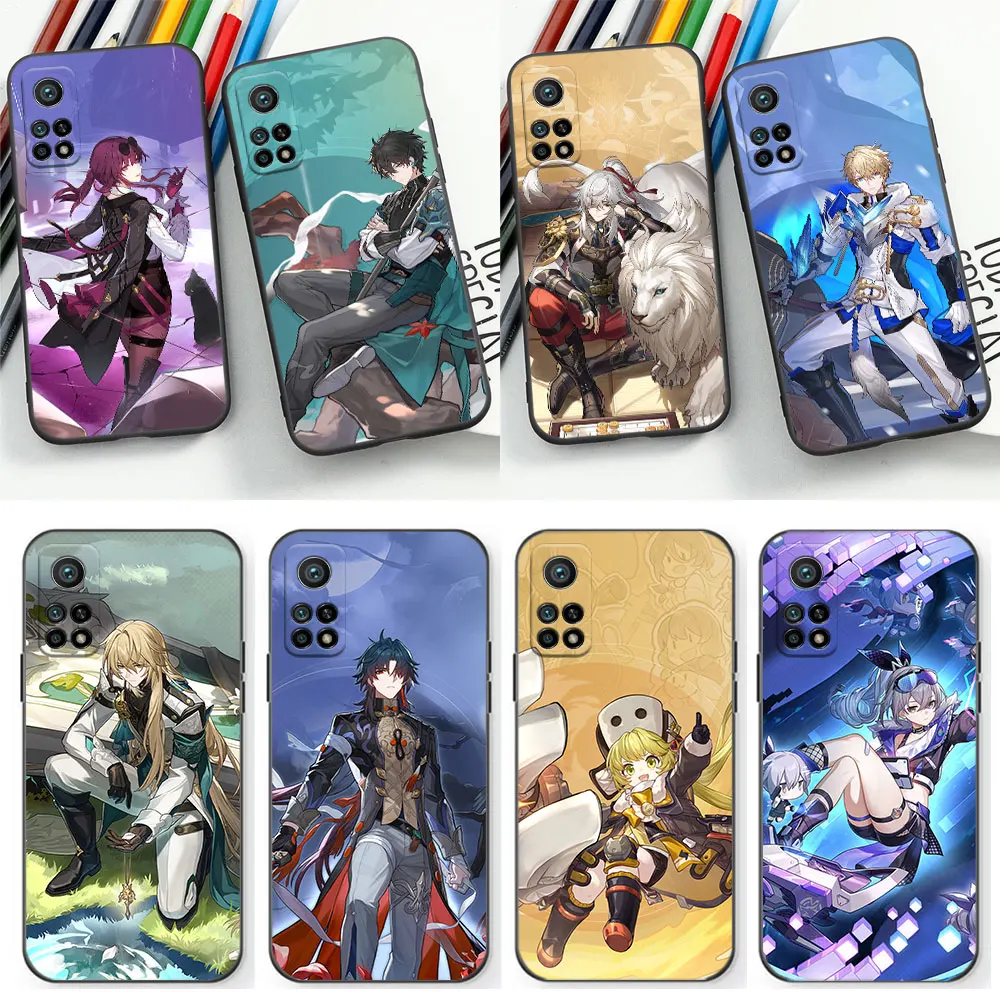 Game Honkai Star Rail Kafka Phone Case For Xiaomi 8SE 9 10T 11 12 11T 12T 13 13T POCO M6 M5 M4 M3 X5 X4 X3 F6 F5 F4 Case Funda