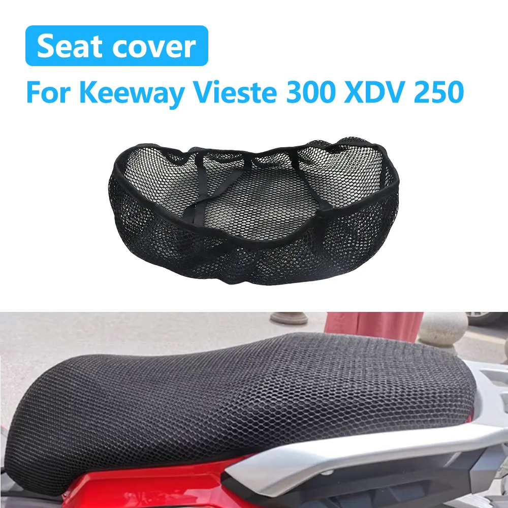

Чехол на сиденье мотоцикла Keeway Vieste 300 XDV 250, 3D сетчатая ткань, нескользящий, дышащий, теплоизоляционный, защитная подушка