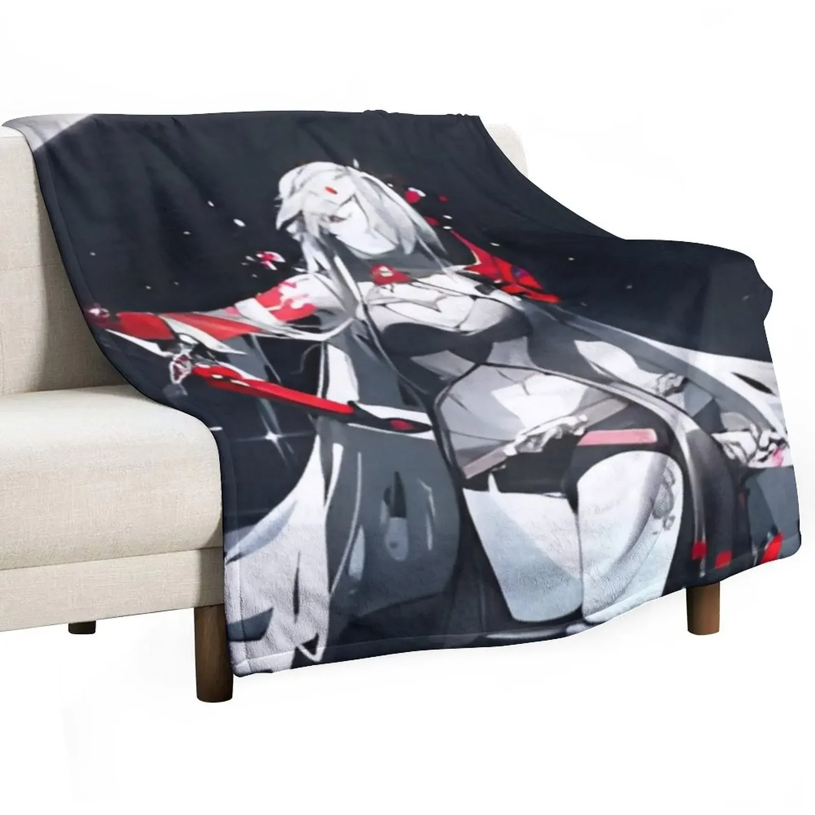 

Acheron Honkai Star Rail - Acheron Throw Blanket Soft Plush Plaid Blankets For Sofas Blankets