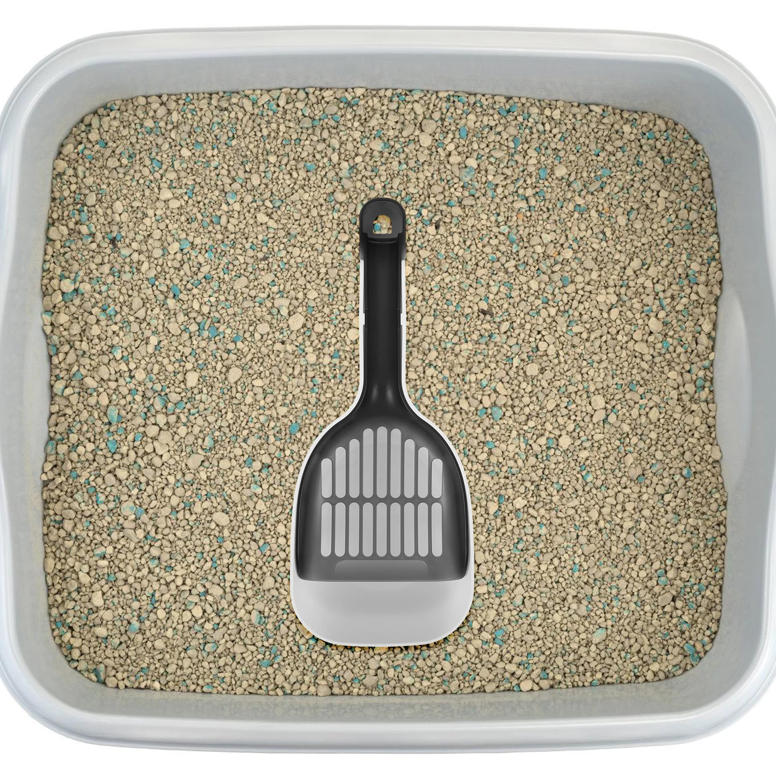 

1 set 1 Set Of Large Capacity Cat Litter Scoop Portable Plastic Shovel Household Pet Cleaning Tool Multi-Functional Pet Supplies