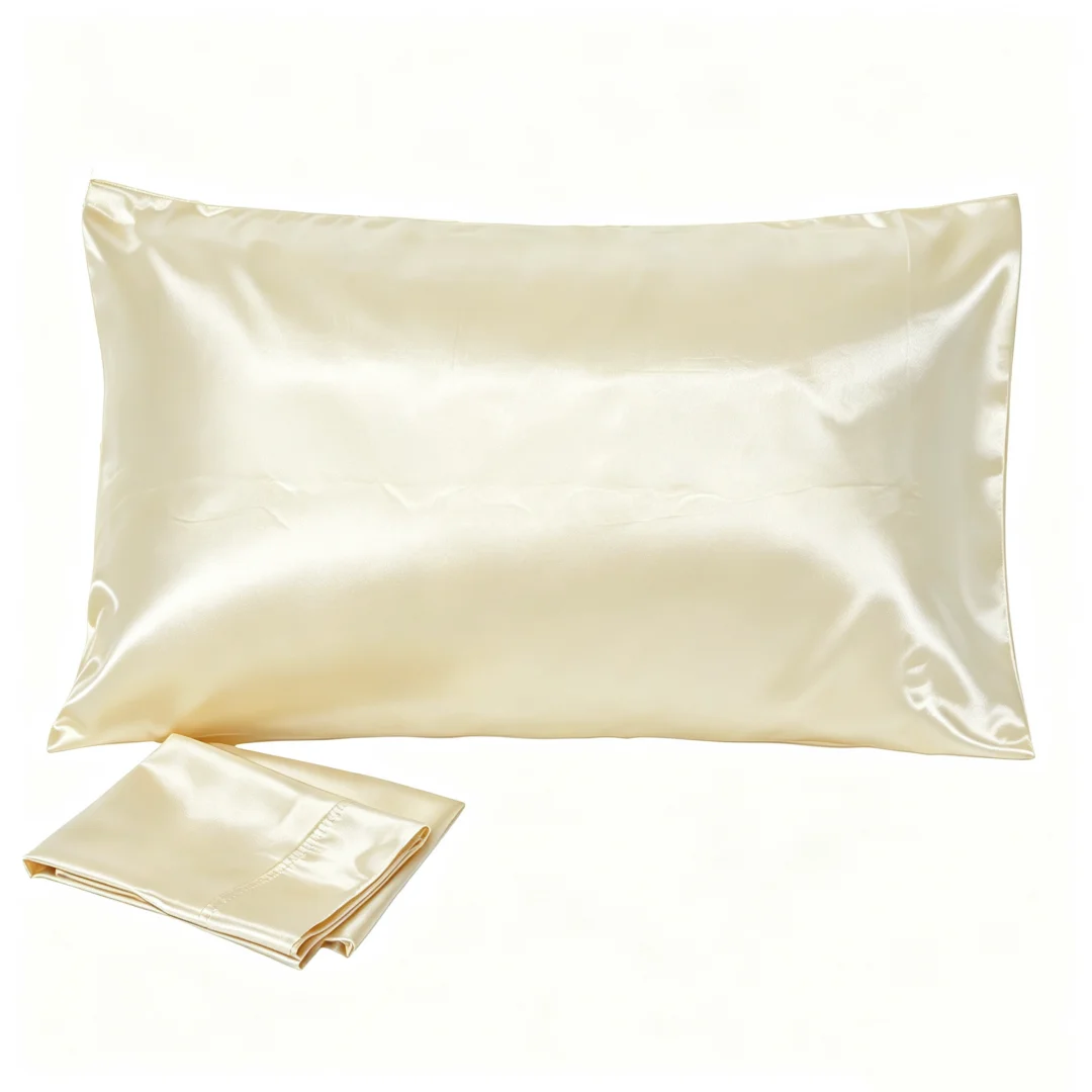 1 stuks satijnen kussensloop v - Satin Silk Pillowcase Hair Skin recensie en prijs