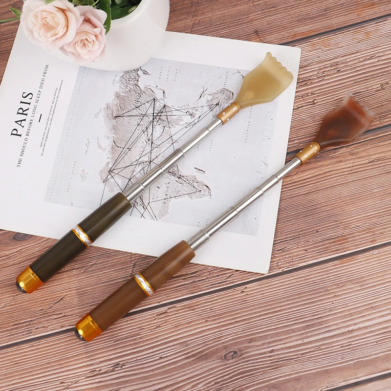 1 шт., выдвижной магнитный шариковый скребок для спины с магнитом, телескопический скребок для спины, массажер, скребок для спины