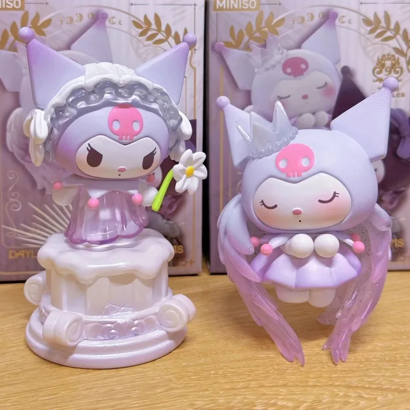 

Original Kuromi Blind Box The Moon In Daylight Series Anime Figure Model Decoration Kawaii Cute Desktop Ornaments toys Gift