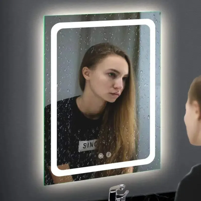 Vanity Mirror Bathroom Touch Screen Make Up Light Bathroom Led Mirror Funky Bathroom Mirrors Led Light