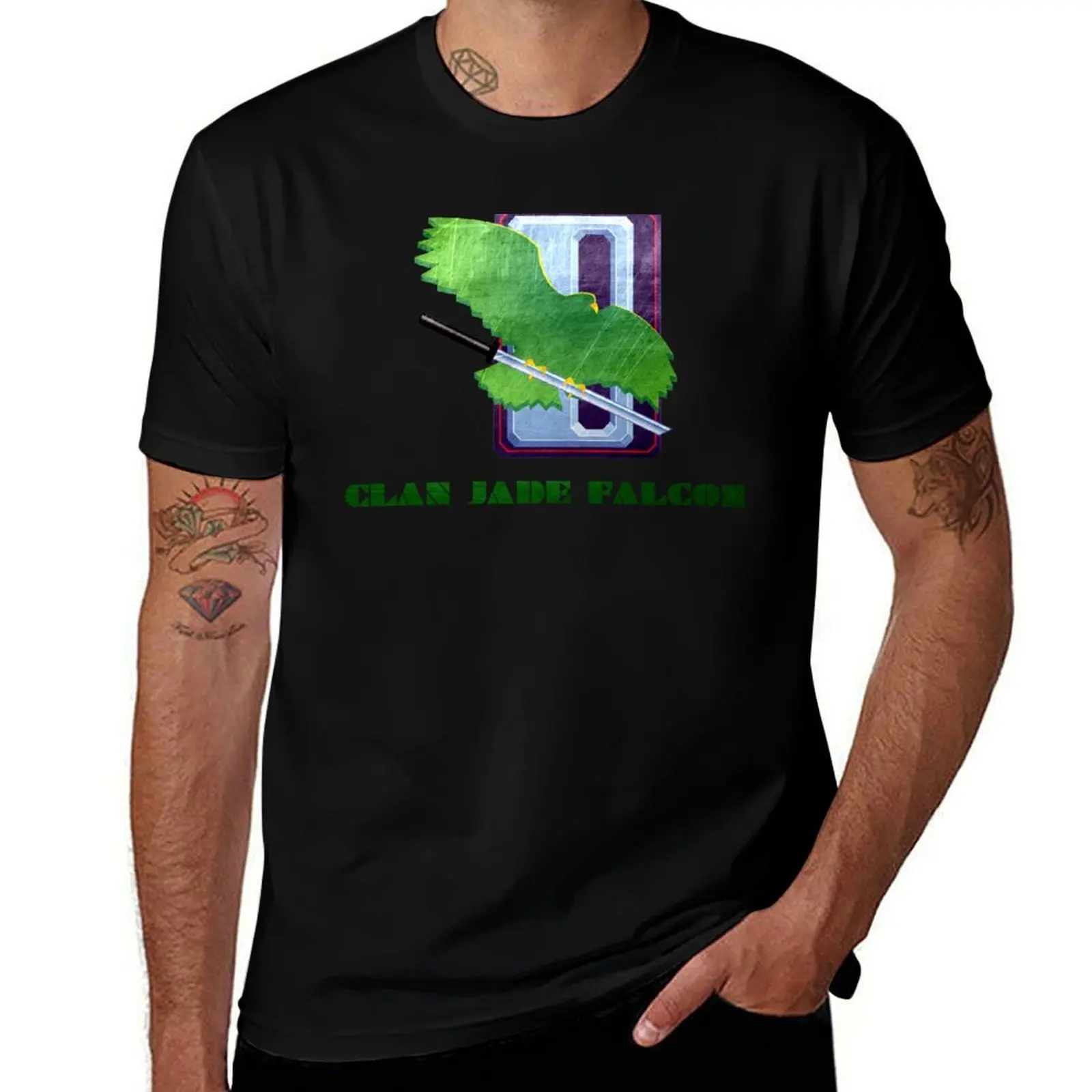

Clan Jade Falcon T-Shirt Casual Breathable Short Sleeve Top