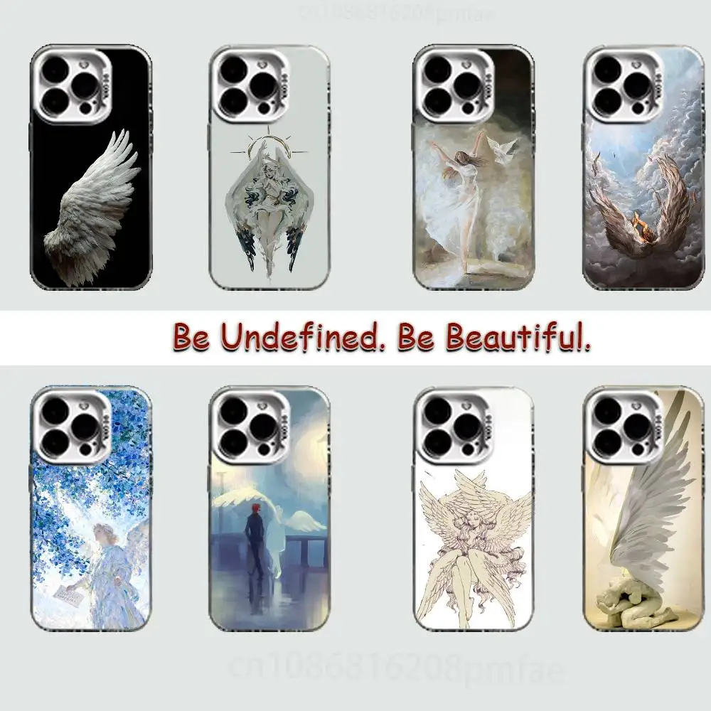 

Artistic style of angels Case for iPhone17 16 15 14 13 12 11 Pro Max Plus Air 16E X XR XS Max Hard Shockproof Bumper Cover