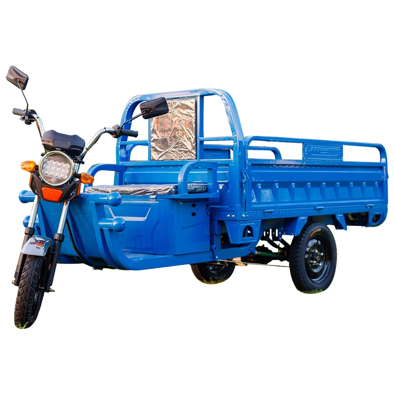 

Electric tricycle pulling cargo load king three-wheel electric battery car household large agricultural tricycle stall