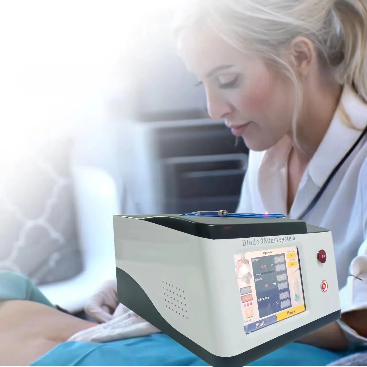 Factory Price 980nm Ultrasonic Lipolysis Laser Blood Vessels Removal Face Lifting Laser Machine
