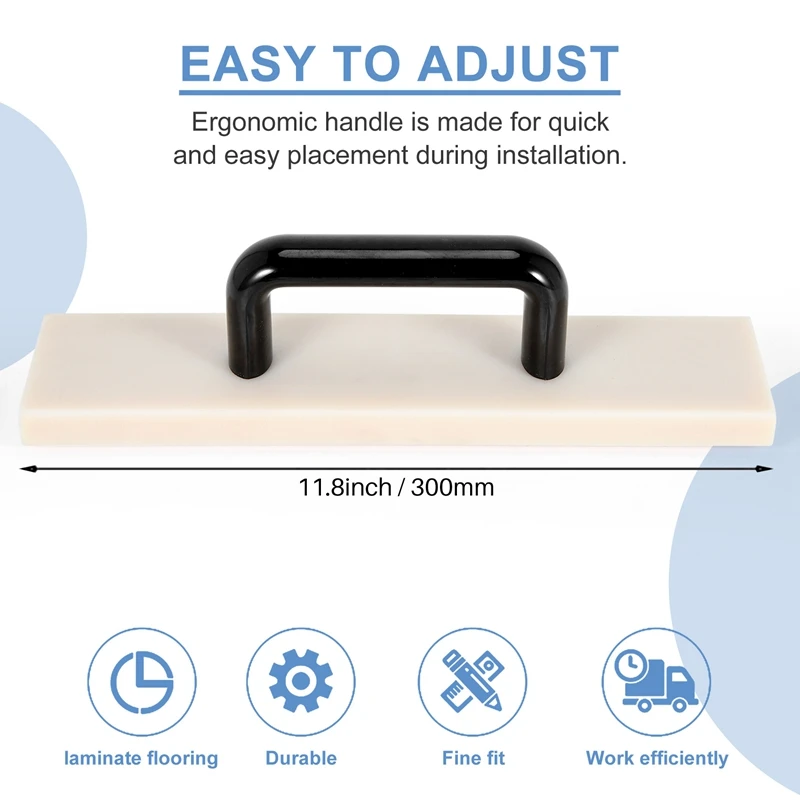 Tapping Block para Vinyl Plank Flooring, Tapping Block com Big Handle, Alongar Ferramentas De Piso, Instalar