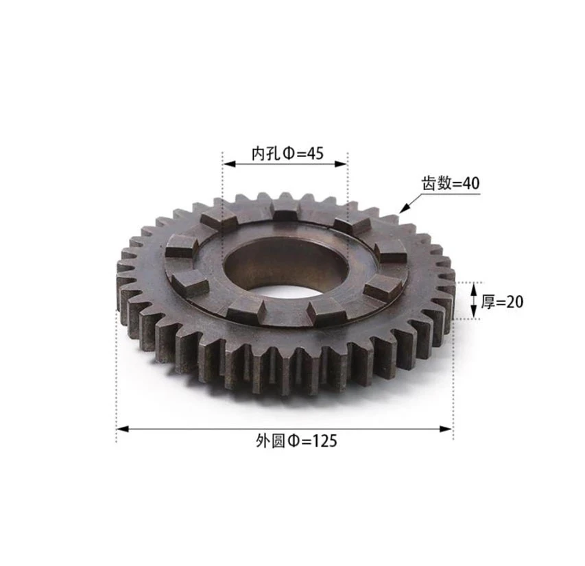 

1 PC NEW Milling Machine Accessories XQ6135 Clutch Gear 4116 Horizontal Milling Machine Wedge Clutch